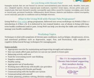 LIVING WELL WITH CHRONIC PAIN PROGRAMME