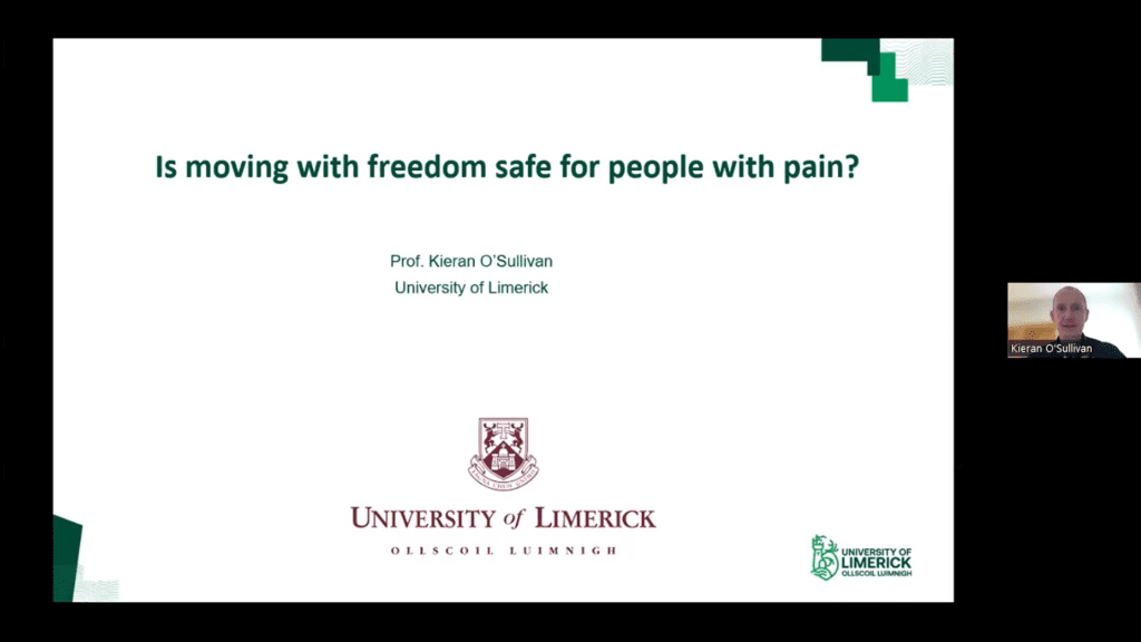 Is moving with freedom safe for people in pain?