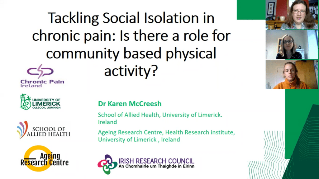 Tackling social isolation in chronic pain