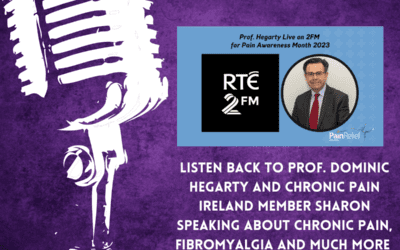 2FM interviews Sharon Brady and Professor Dominic Hegarty during Pain Awareness Month