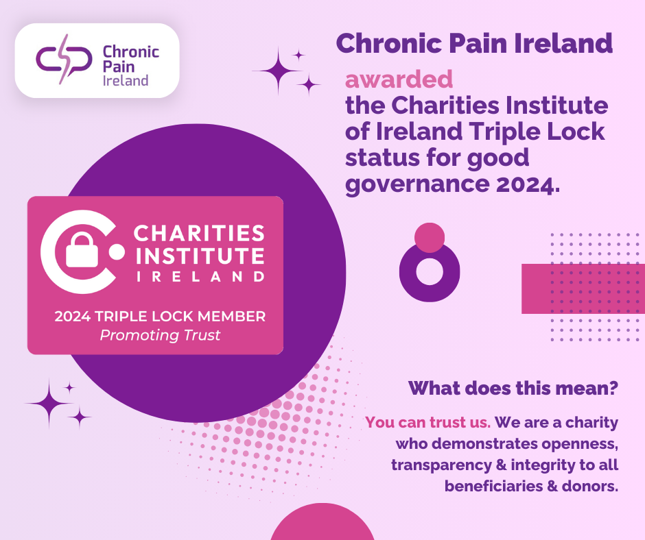 Chronic Pain Ireland awarded Triple Lock status
